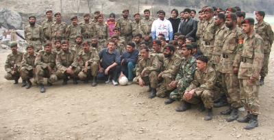 Army group photo with Abrar-ul-Haq