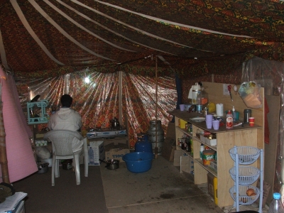 Kitchen of the Balakot tent